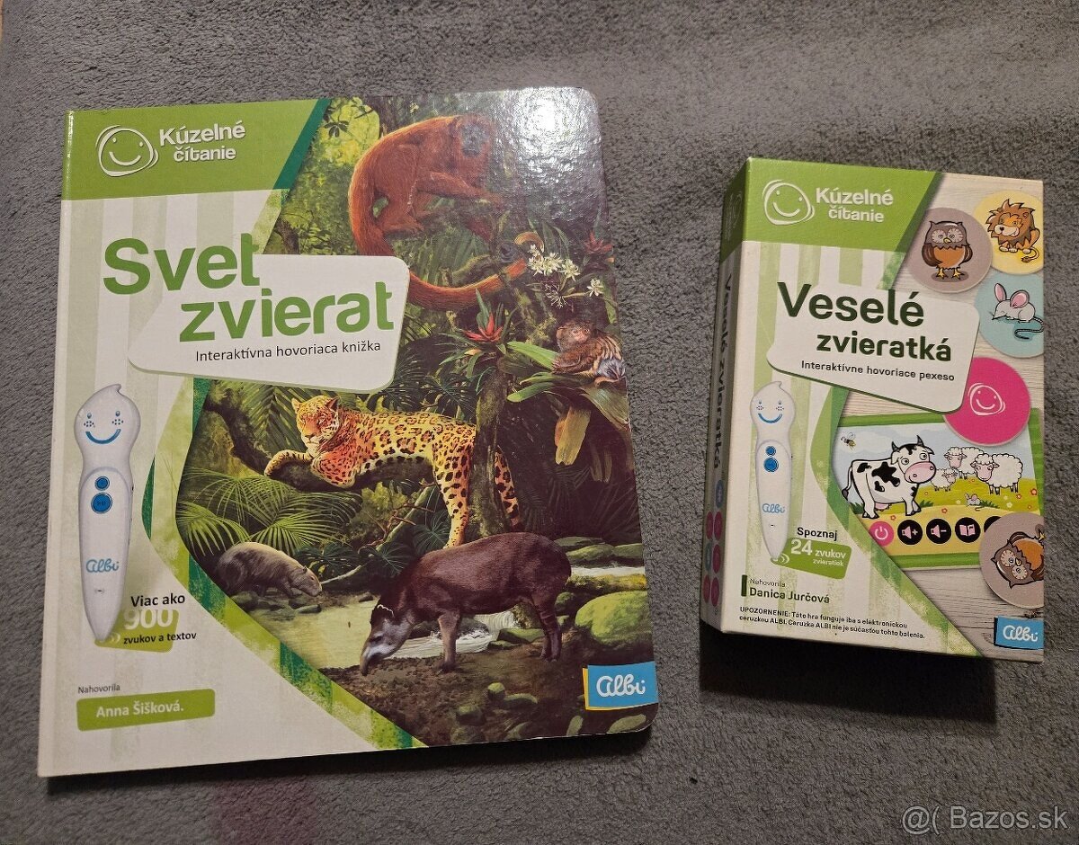Interaktívna kniha Svet zvierat ALBI