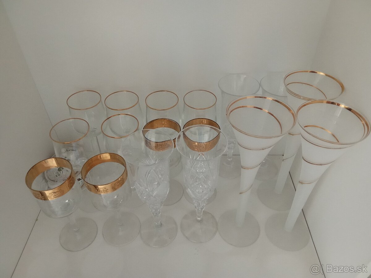 Poháre, štamperlíky