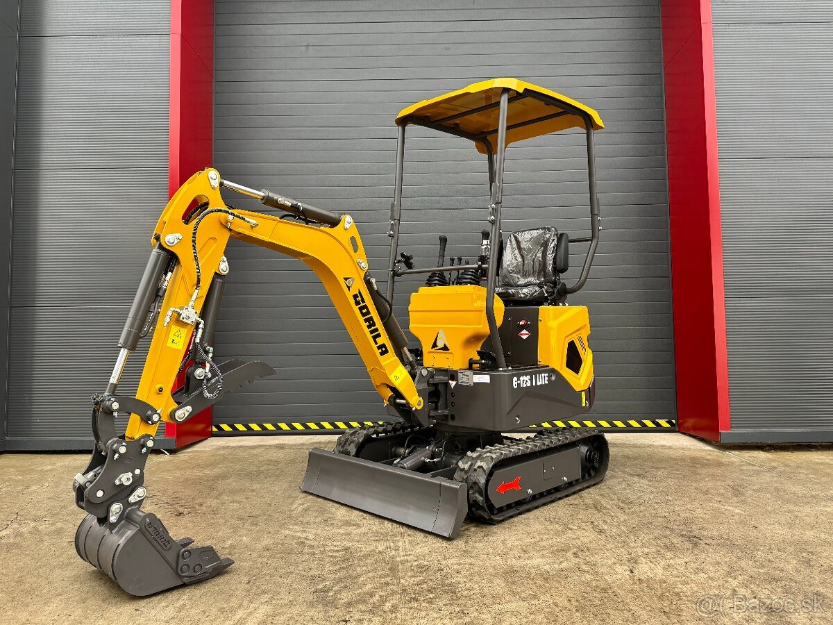 Pásový mini báger GORILA G12S I LITE 2026