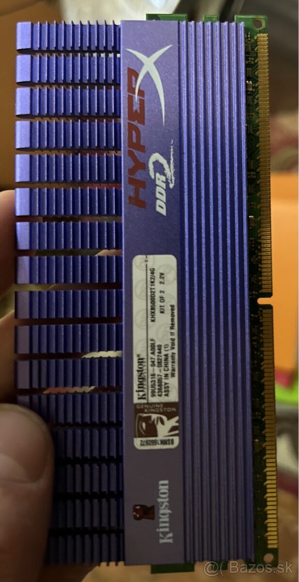 DDR 2 RAM Kingston HyperX 2x2 GB (1066 Mhz)
