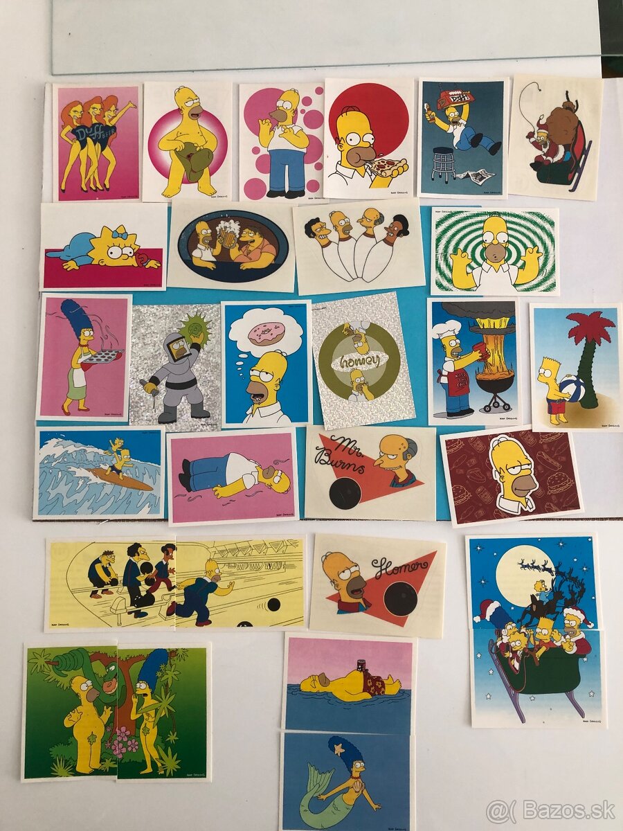 Simpsonovci staré nalepky
