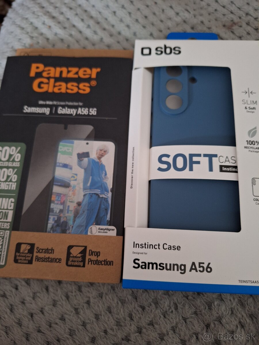 Kryt +ochranné sklo na Samsung a56