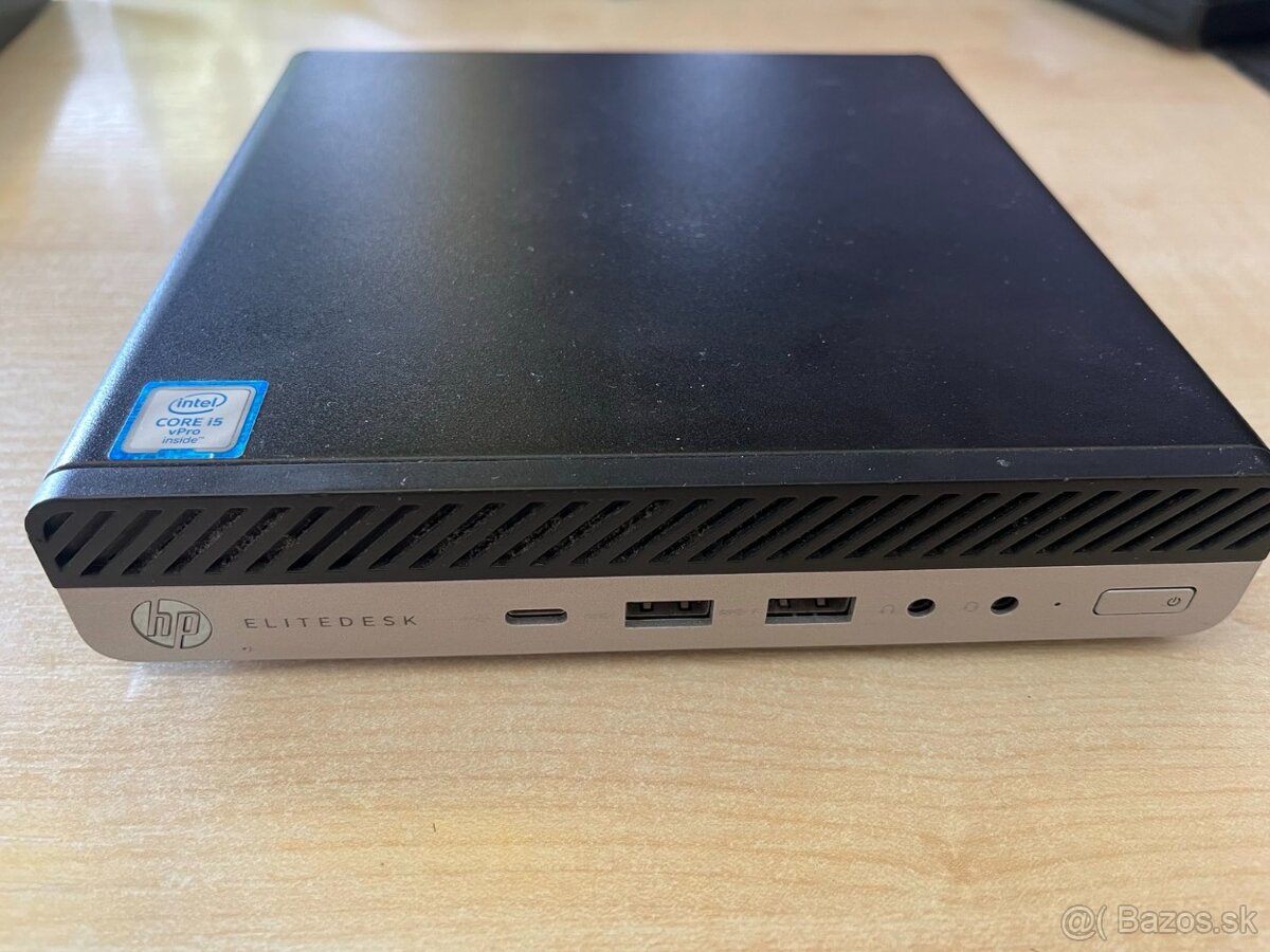 Mini HP Elitedesk 800 g3 mini / i5-6500t / 8gb / 256gb nvme