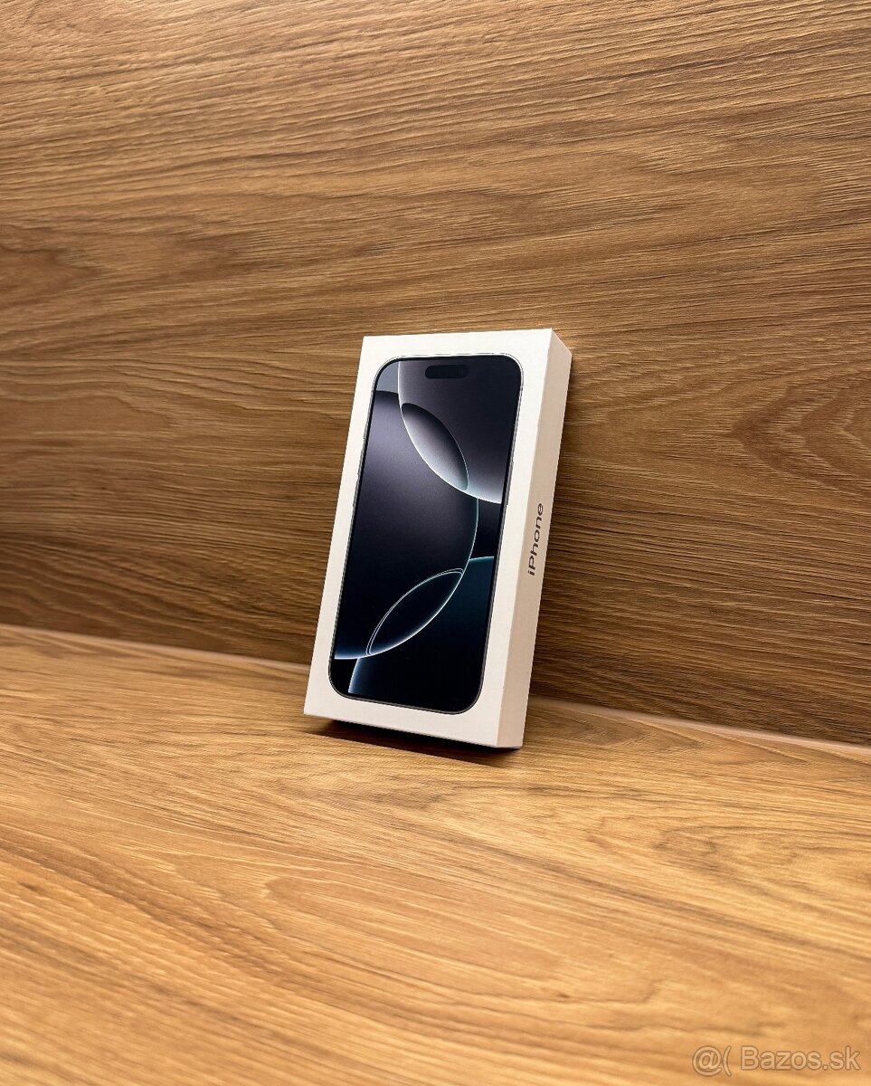 iPhone 16 Pro 256GB White Titanium - nerozbalený
