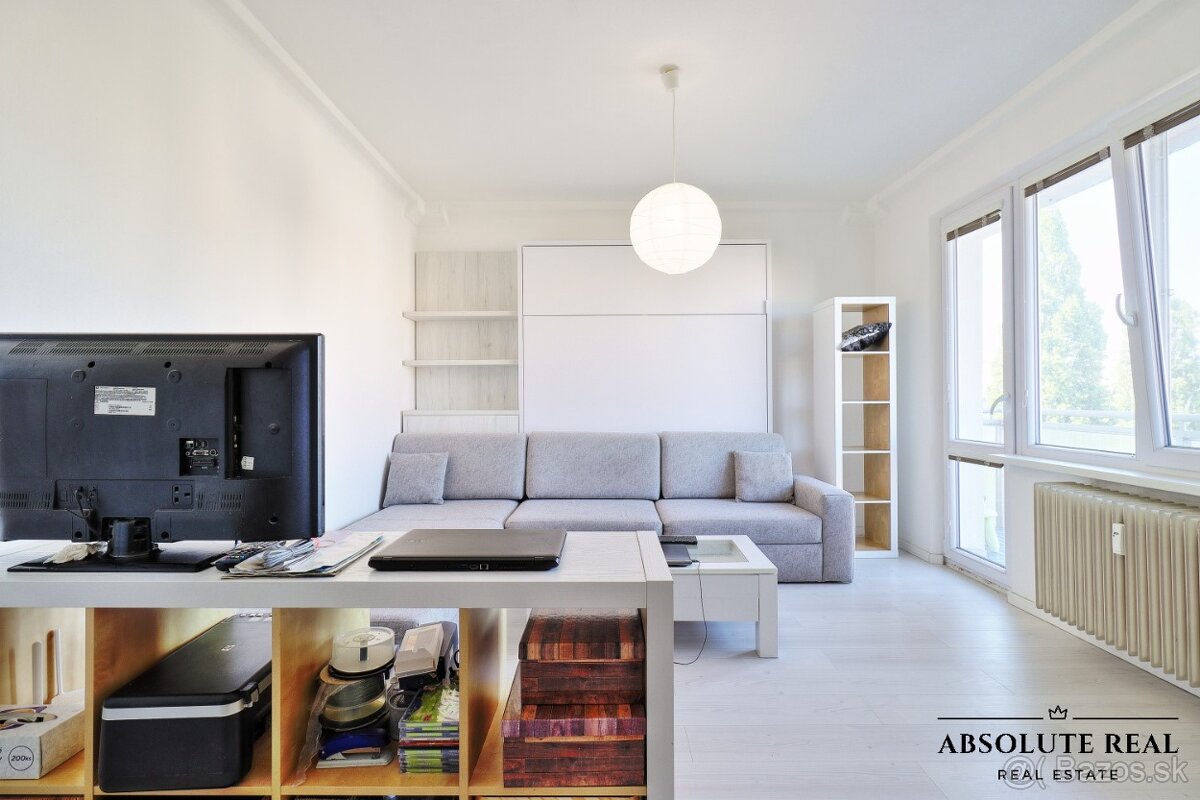 ABSOLUTE REAL /1i byt v BA Ružinove,Haburská,48.5 m2, balkón