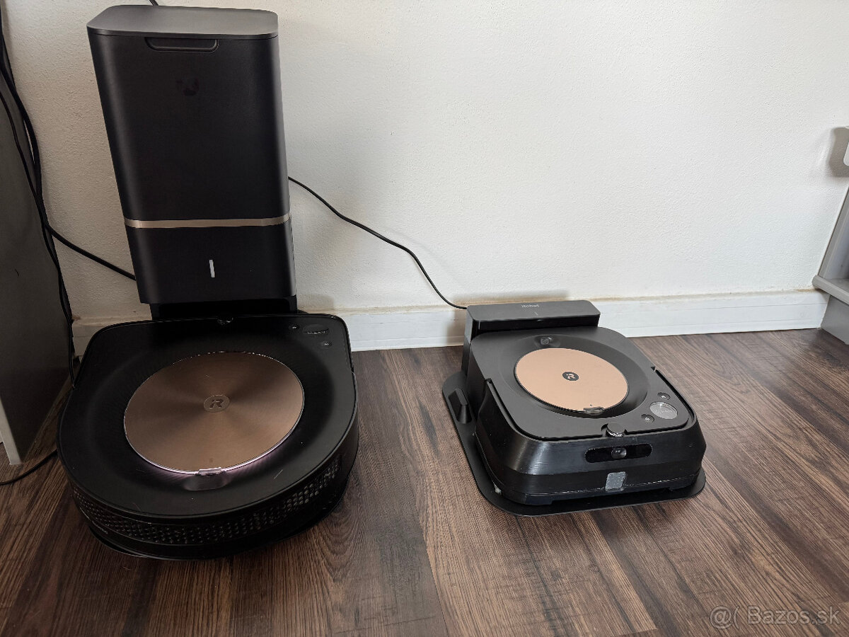 Robotický vysávač & mop: iRobot Roomba s9+ & Braava jet m6