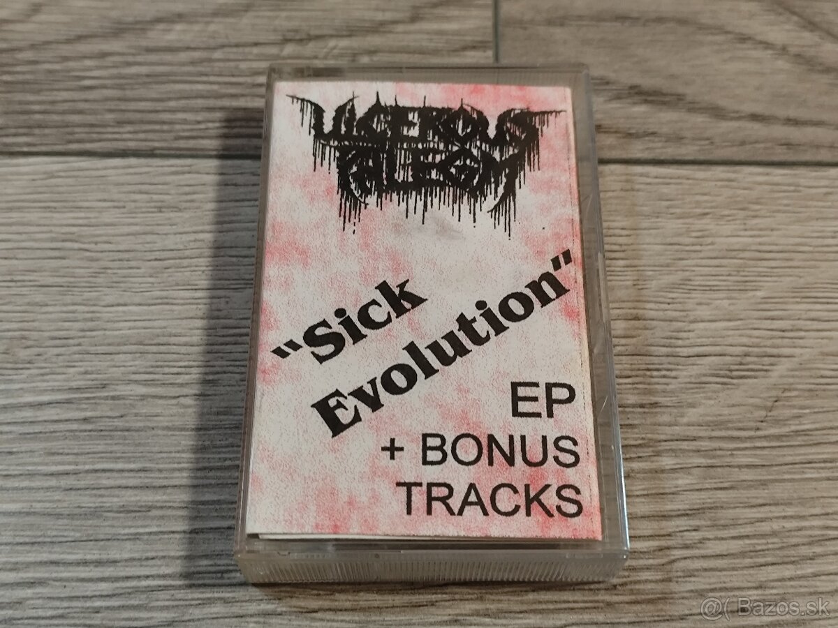 ULCEROUS PHLEGM - "Sick Evolution..." 1992 cassette EP
