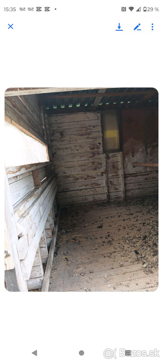 Predám kurin 2.5 x 2.5 m