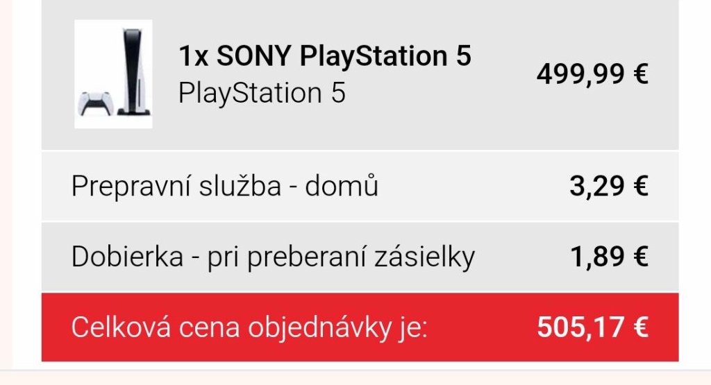 Playstation 5 + 2x ovladač
