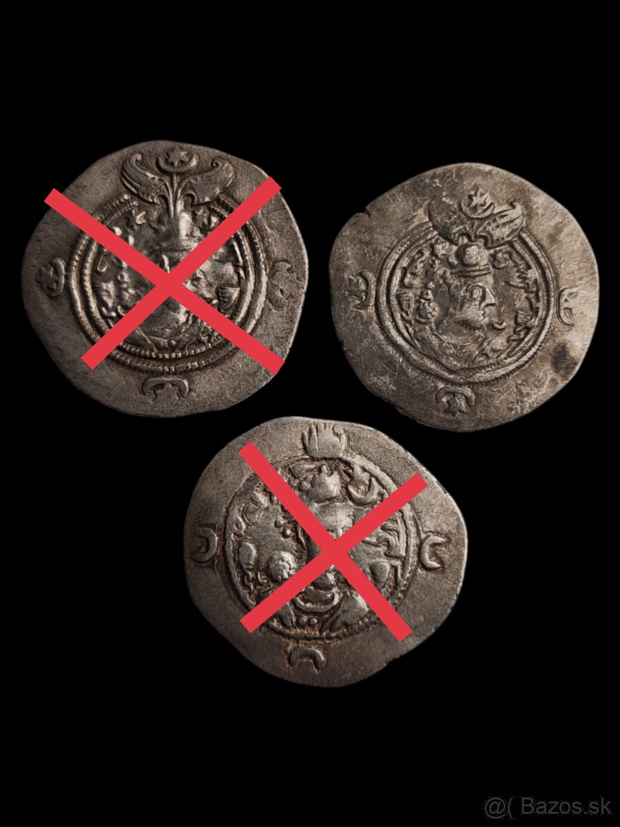 Drachmy - Dynastia Sasánovci - Perzia