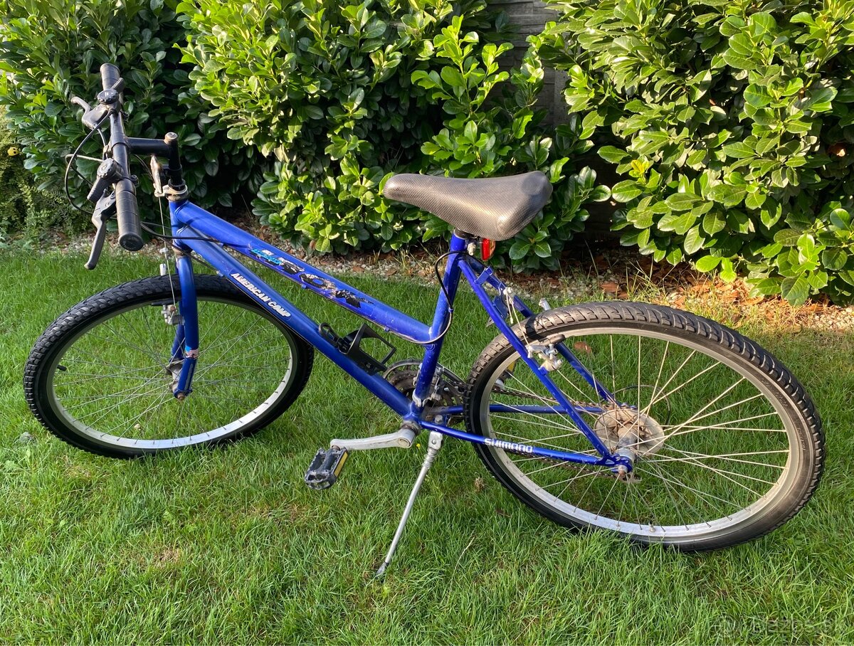 Horský Bicykel American camp a kolobezka