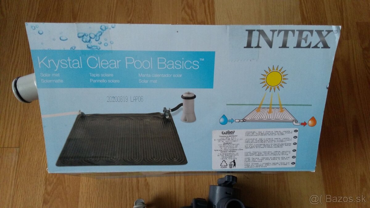 Solárny ohrev vody k bazému Intex 28685