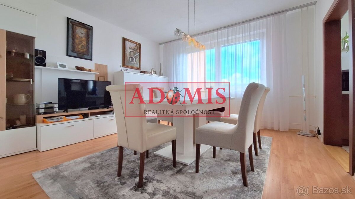 ADOMIS - veľký 4-izbový byt, 94m2, Húskova ul., KVP, 2x logg