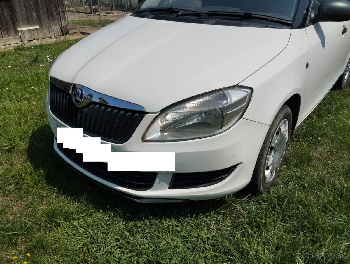 predny naraznik, blatnik, kapota, predne čelo fabia II