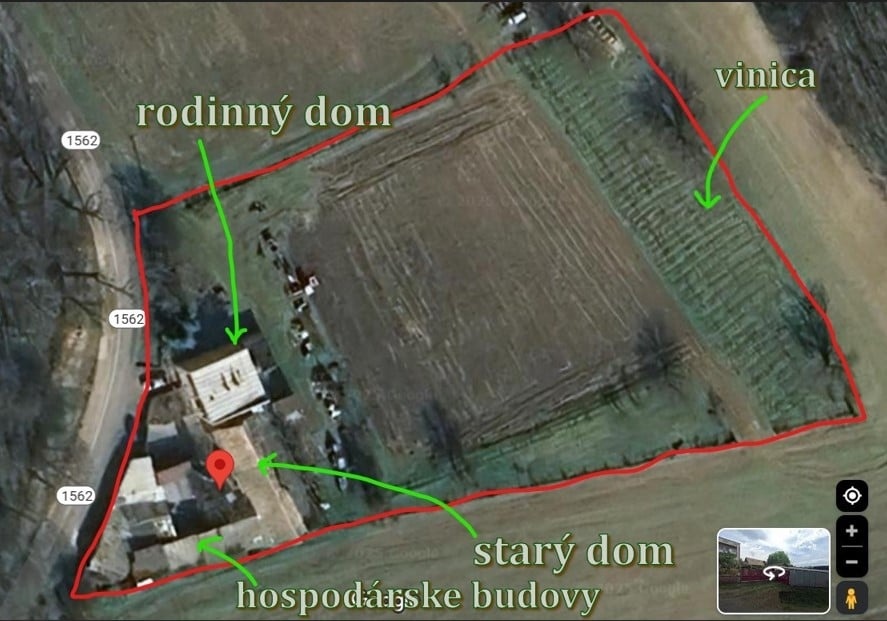 Rodinný dom s velkým pozemkov v blízkosti kupelov Dudince