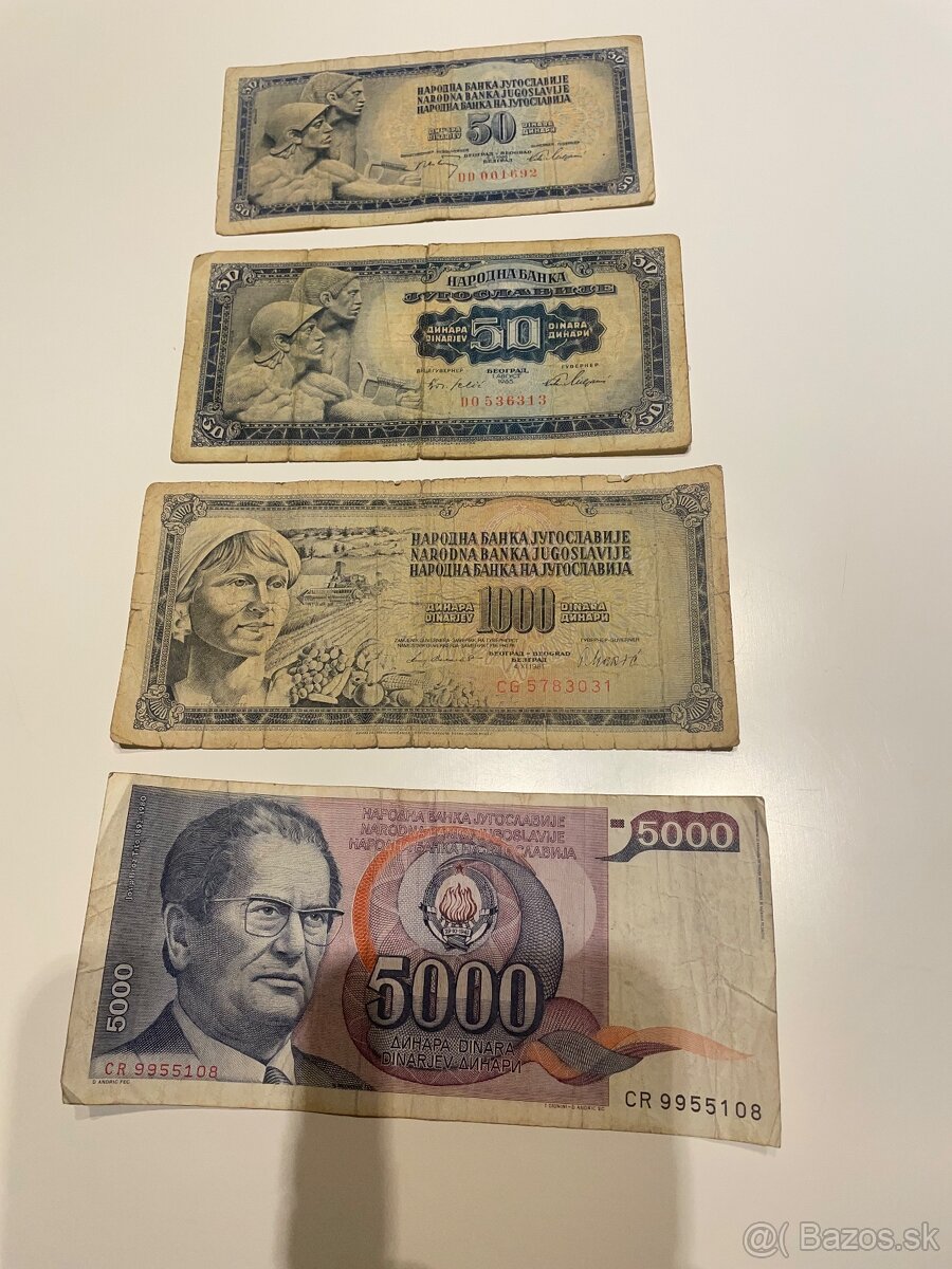 Jugoslavske bankovky