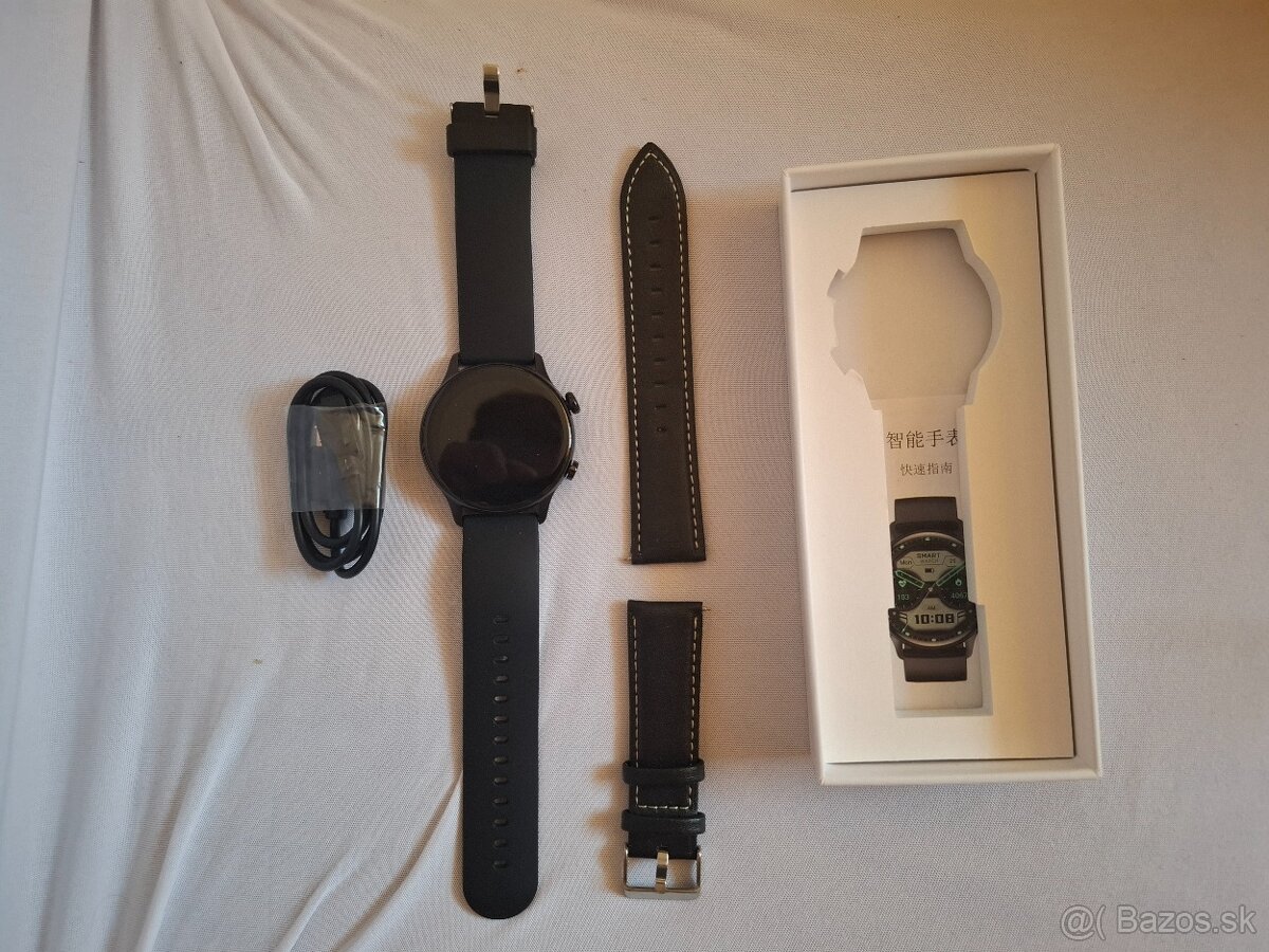 AMOLED Smart hodinky + 2 remienky (komplet)