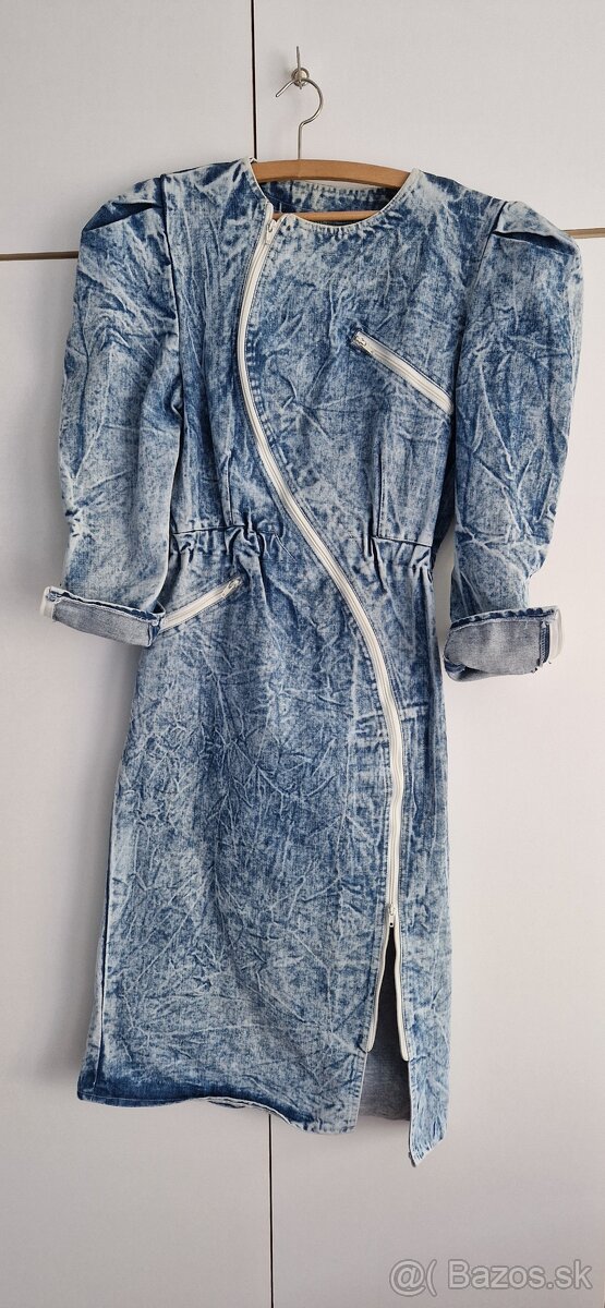 Denim šaty (jeansové)