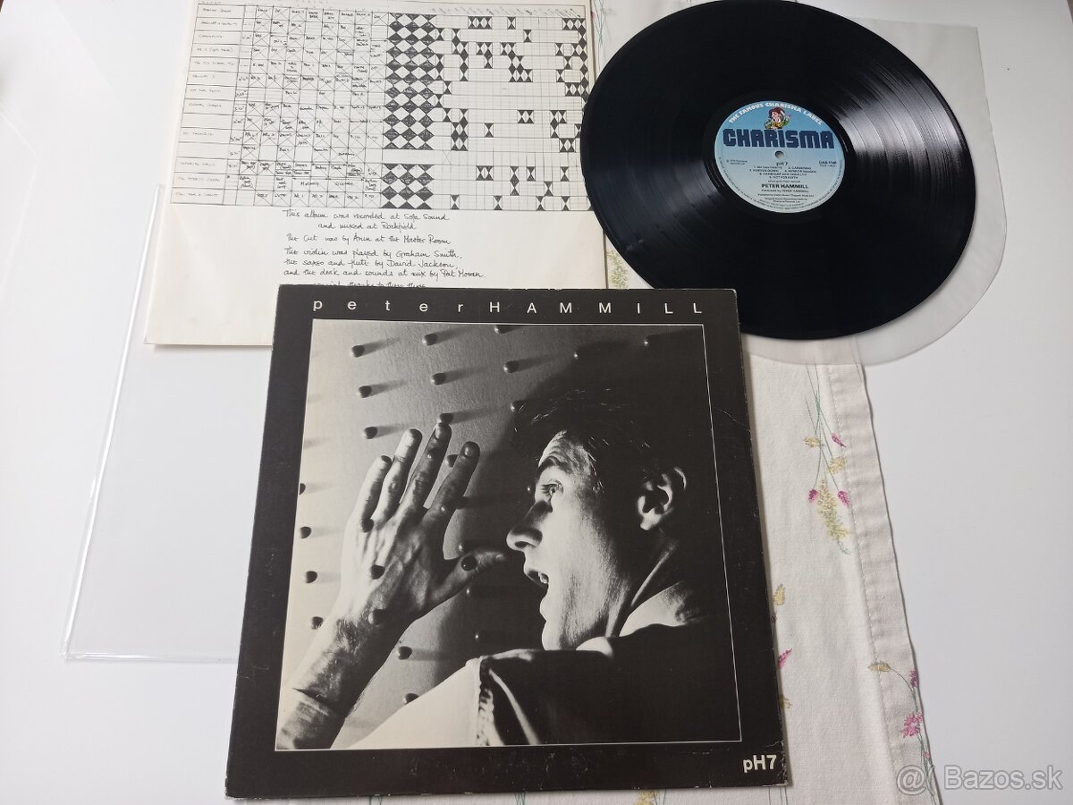 Peter HAMMILL „pH7“ /Charisma 1979/+vnut ob/texty, TO