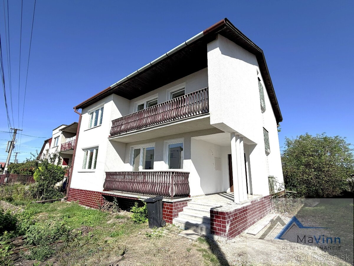 PREDAJ 6 izb DOM s pozem 708 m² v obci Rybany