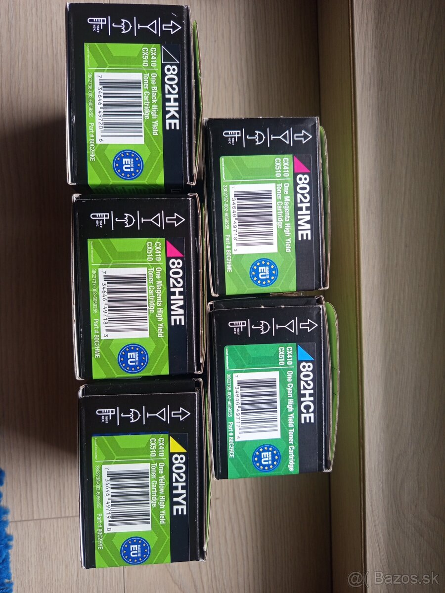 Tonery pre Lexmark CX410 CX510 na 3000 stran