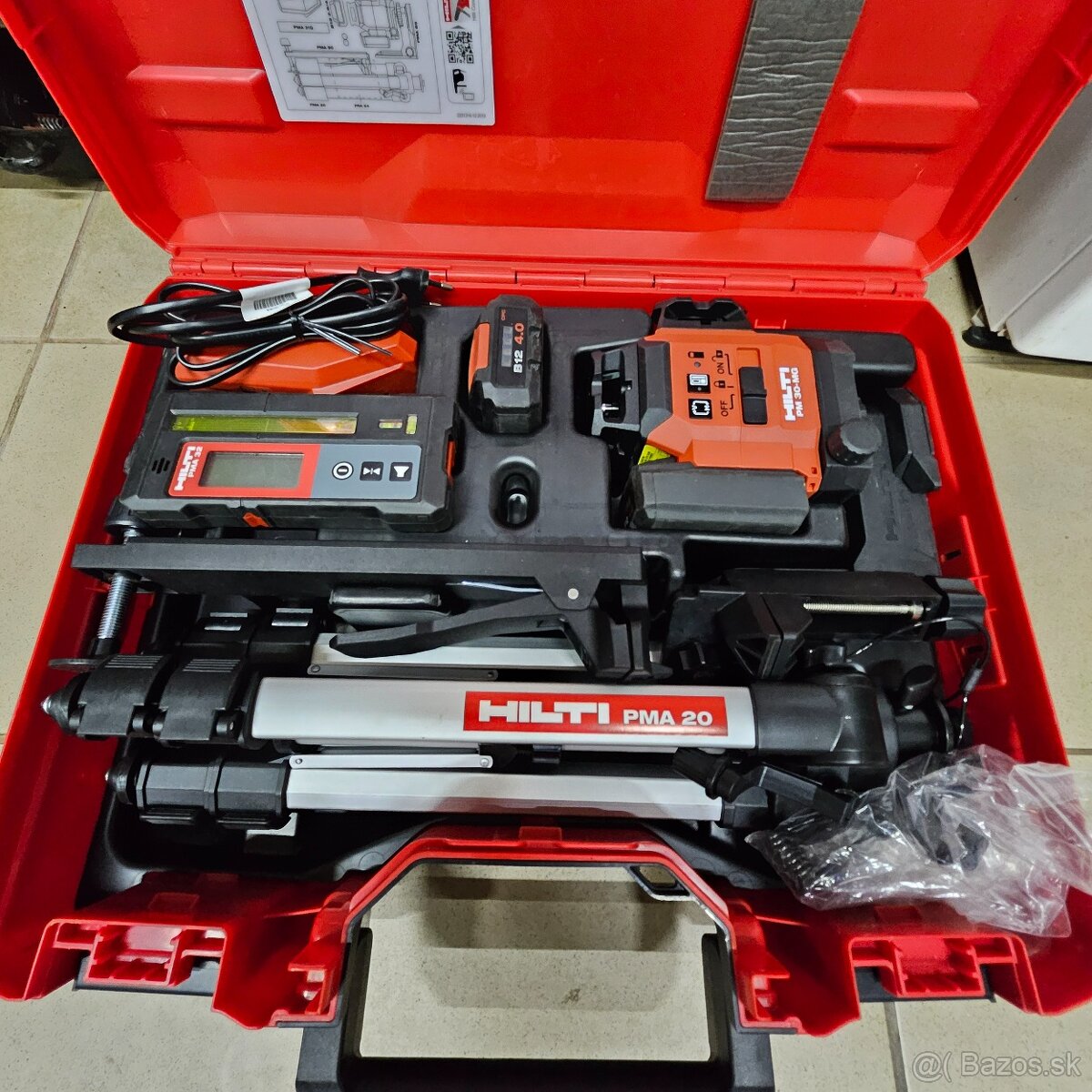 Predam nový aku Hilti PM 30-MG Multilíniový laser