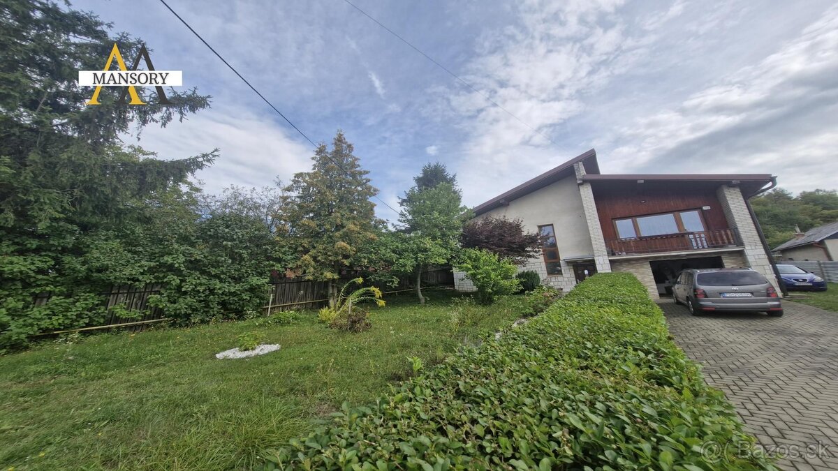 Na predaj priestranný 6-izbový rodinný dom s veľkým pozemkom