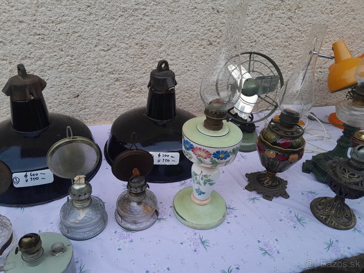 Historická petrolejová,elektrická,retro vetilátor.