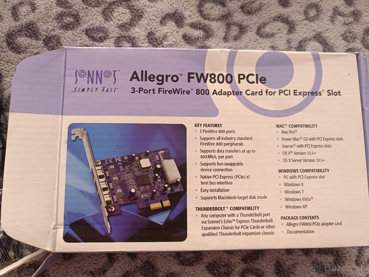 Allegro FW800 PCle