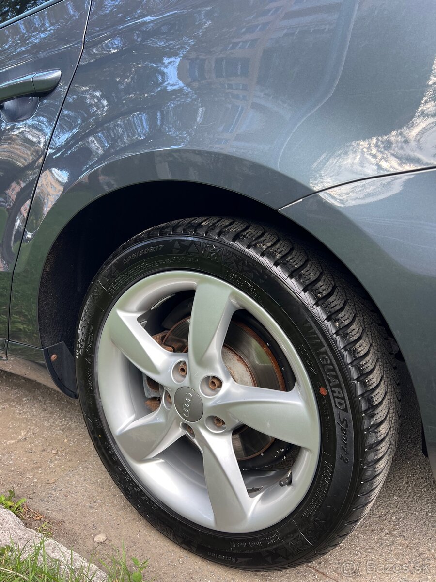 Predam elektrony r17 5x112 +zimne pneu