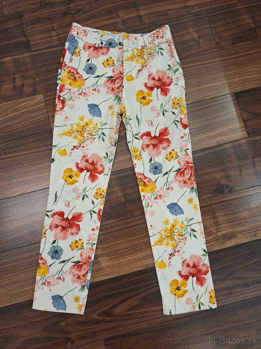 Zara farebne nohavice vel.36