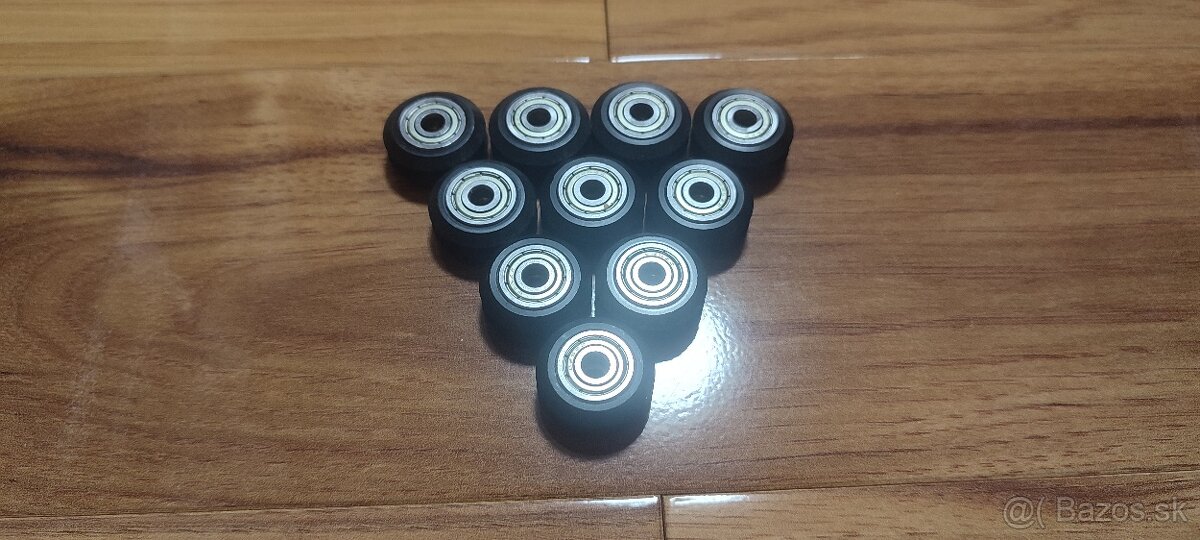 10Ks Pojazdové kolieska Vslot pre cnc, laser a 3d tačiareň