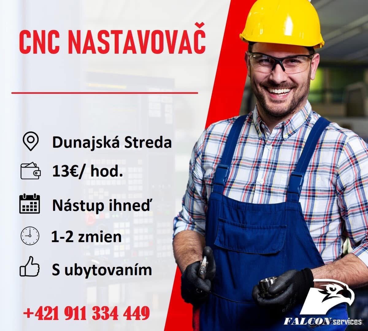 🔥🔧 CNC NASTAVOVAČ – DUNAJSKÁ STREDA 🔧