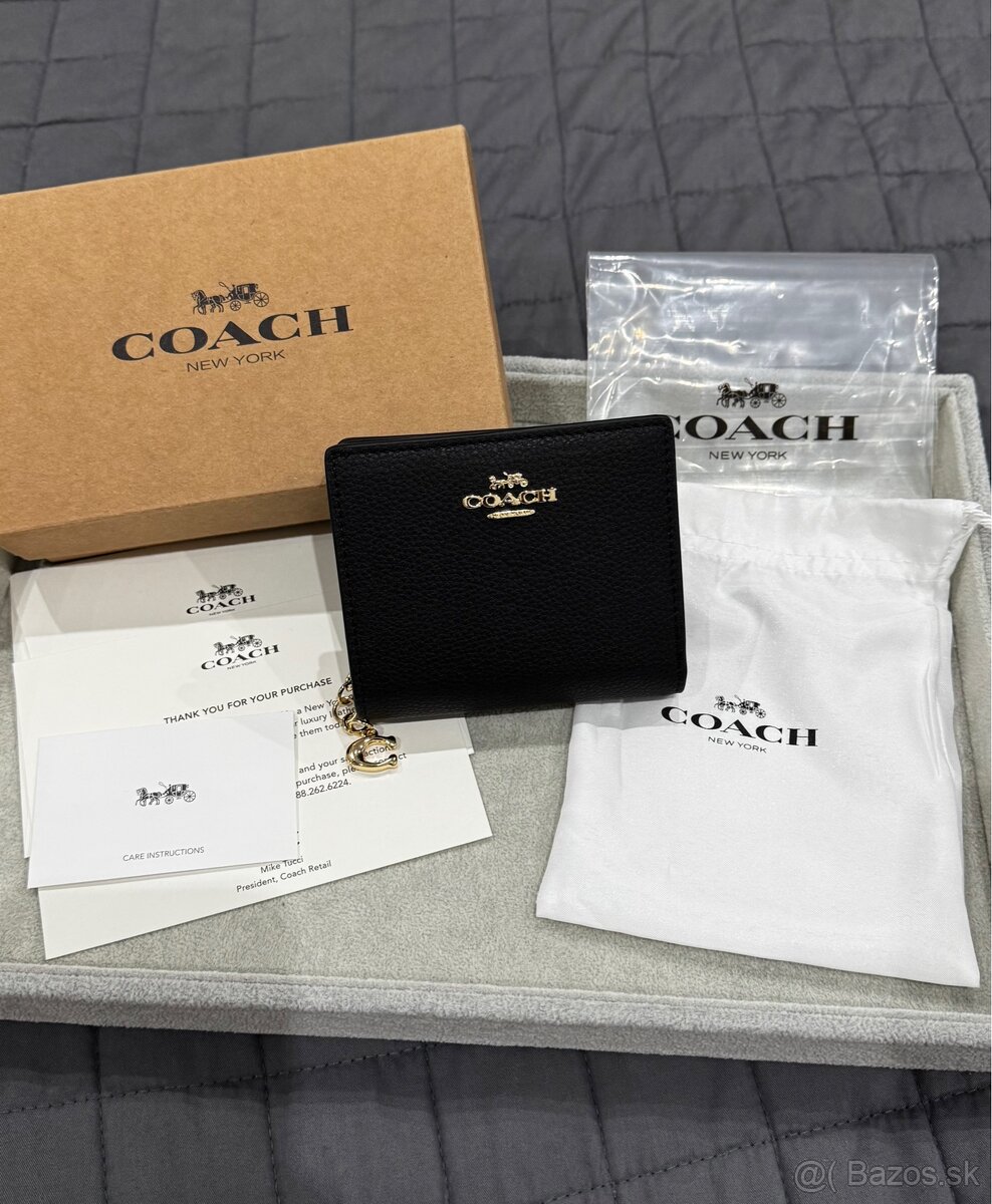 Coach peňaženka - čierna