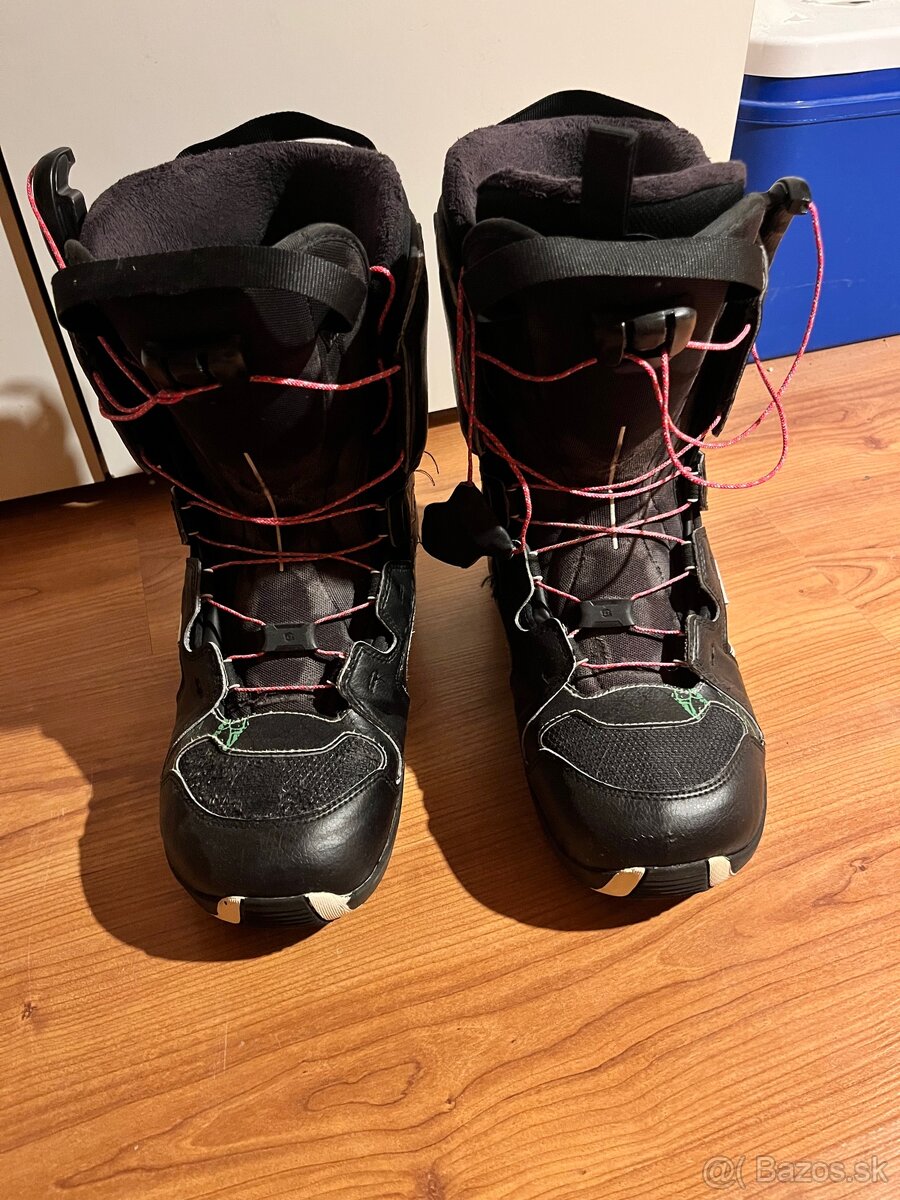 Snowboardové topánky Salomon faction – výborný stav