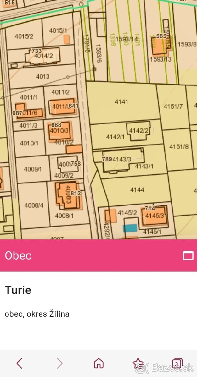 Stavebny pozekom Turie okr Žilina