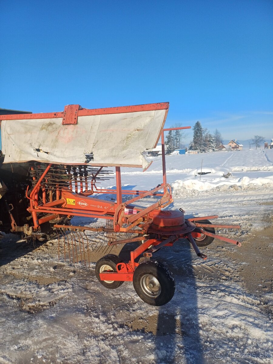 Zhrnovac sena, hrabacka, riadkovac kuhn 4m