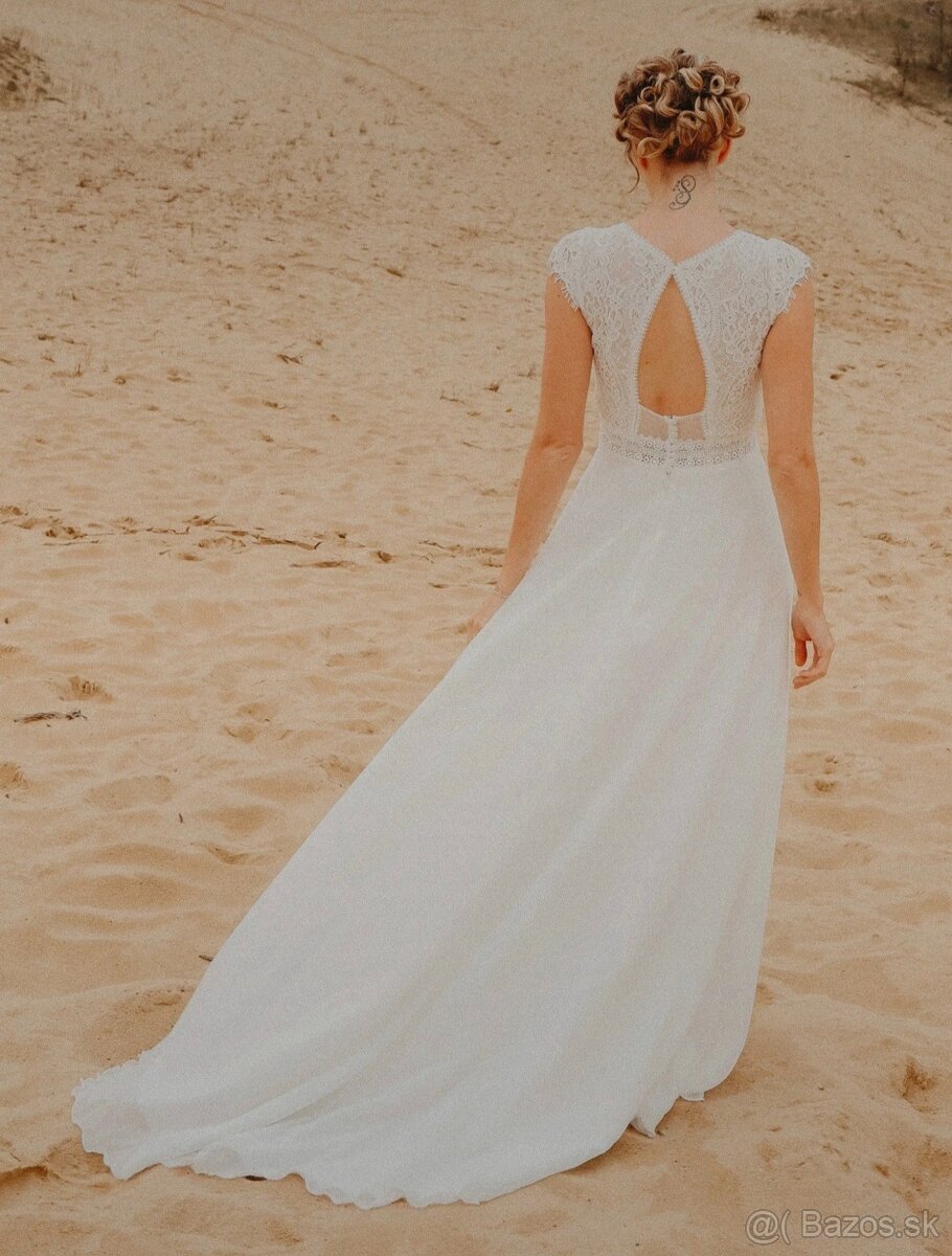 Ivory svadobné šaty