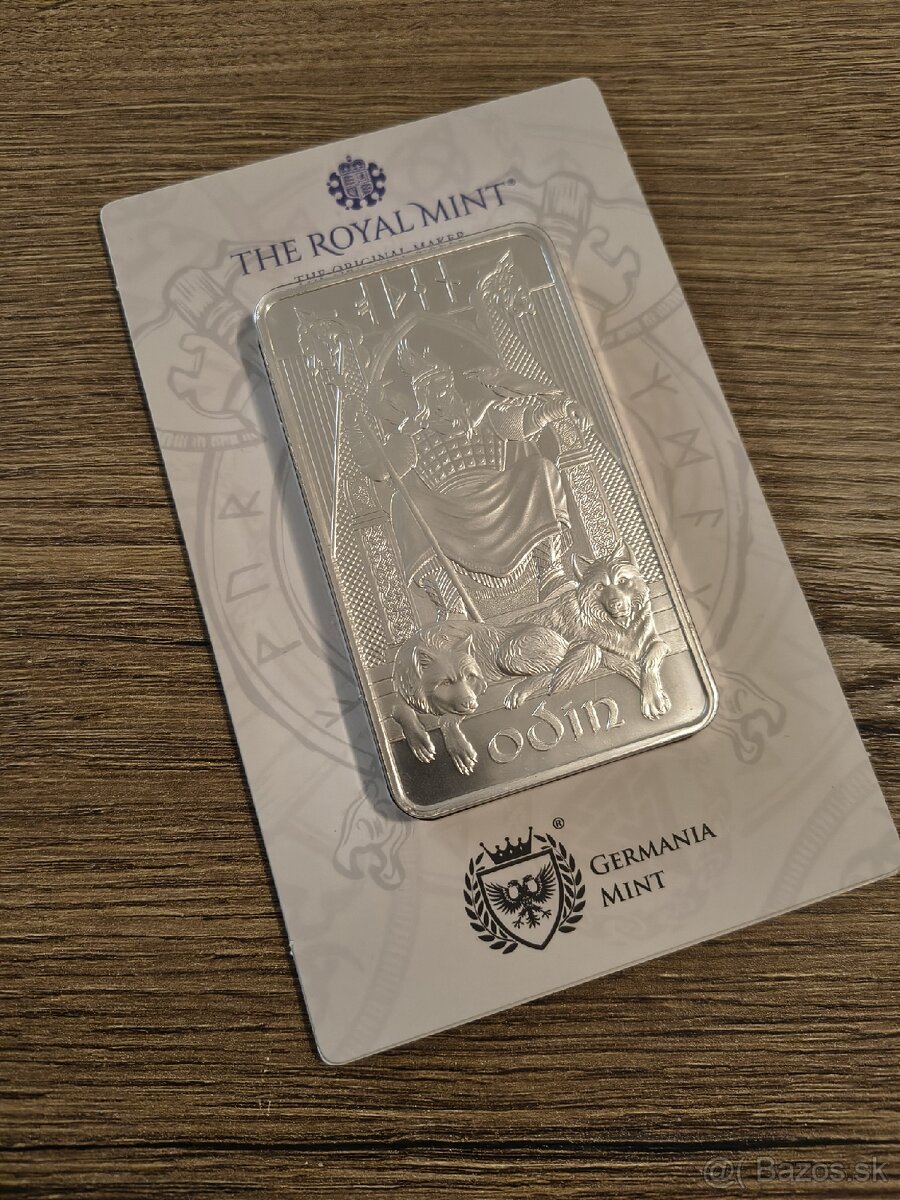 10 OZ strieborná tehlička