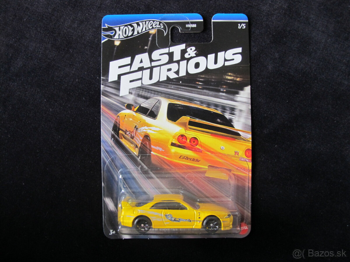 Hot wheels Nissan Skyline GT-R /BCNR33/ Fast and Furious