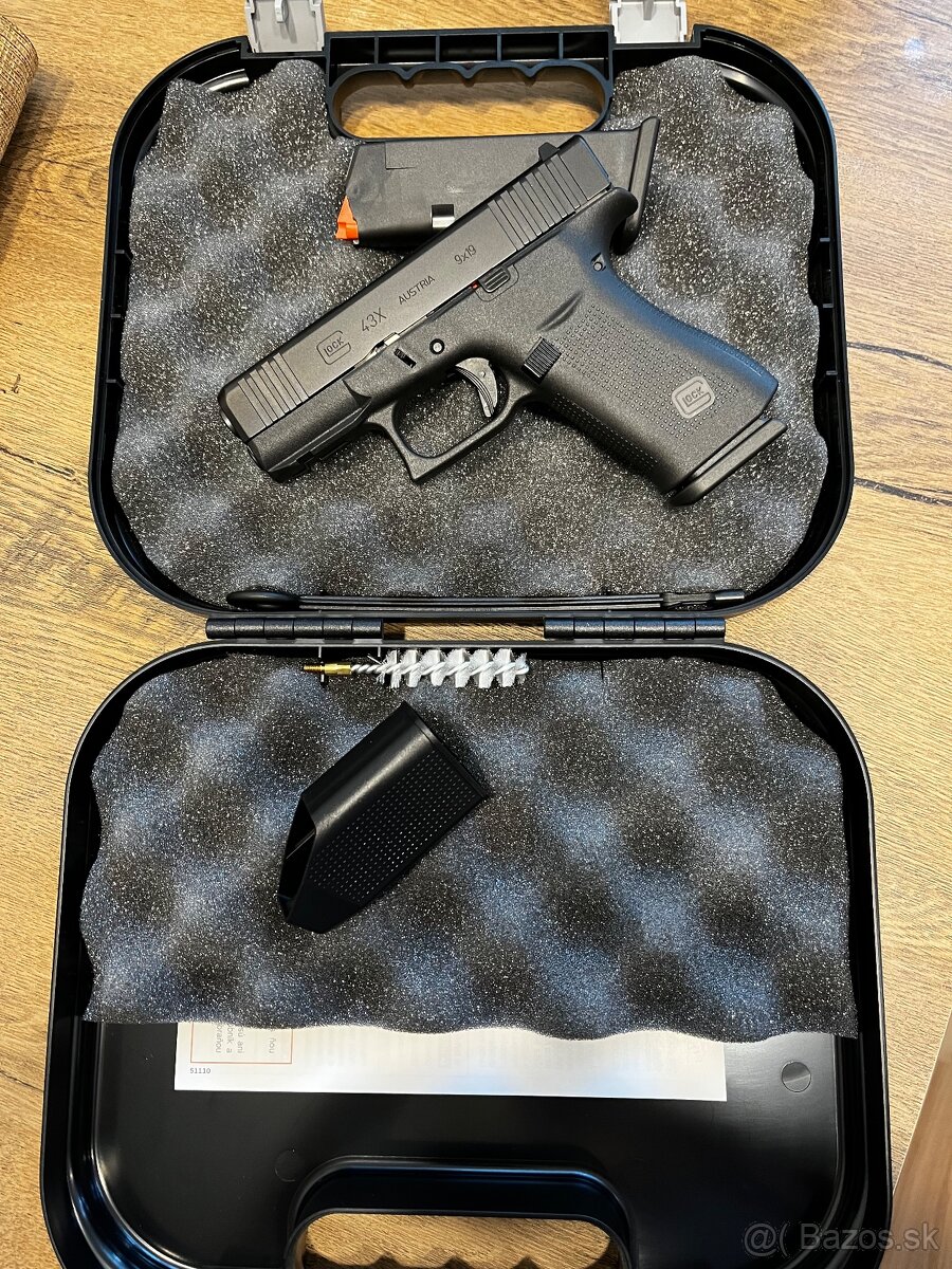 Predám Glock 43x v záruke nepoužívaná