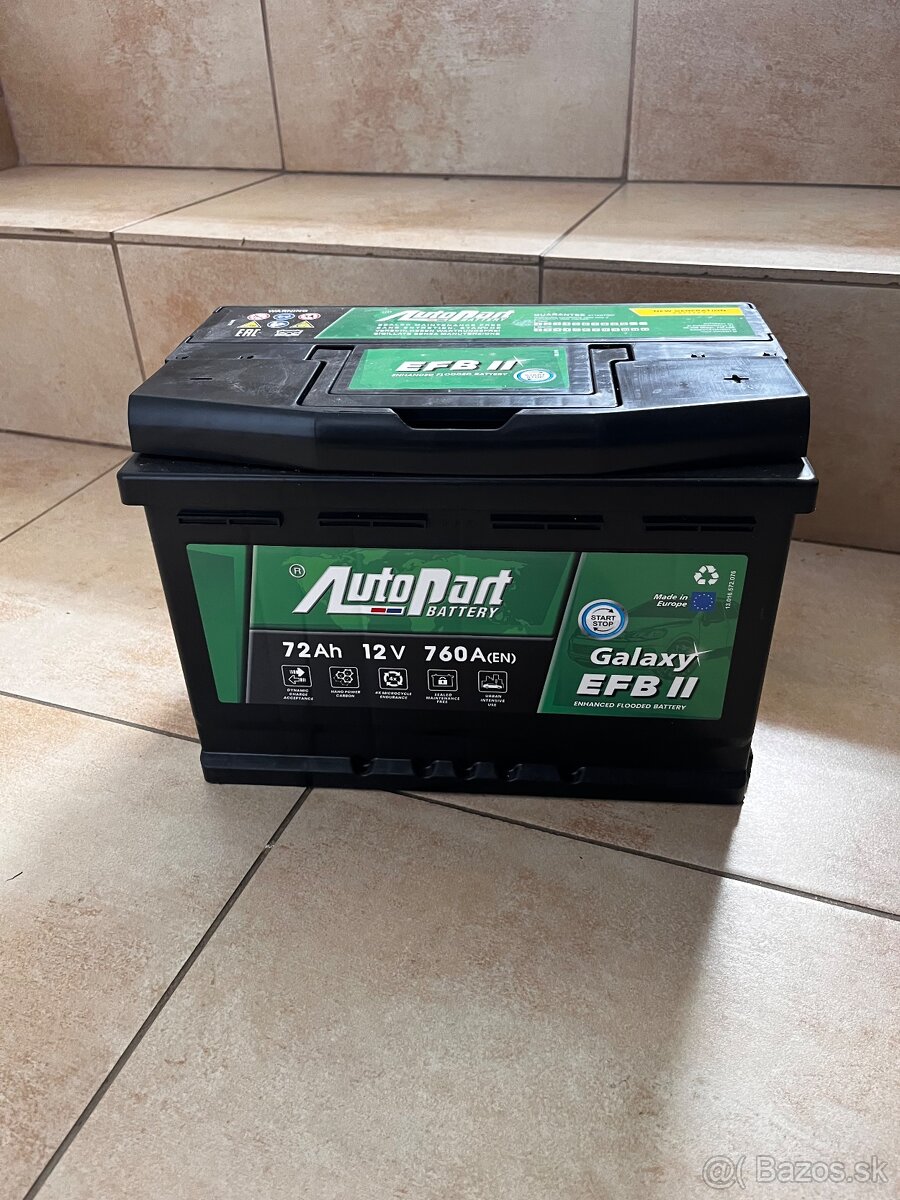 Predám novú autobatériu 72Ah