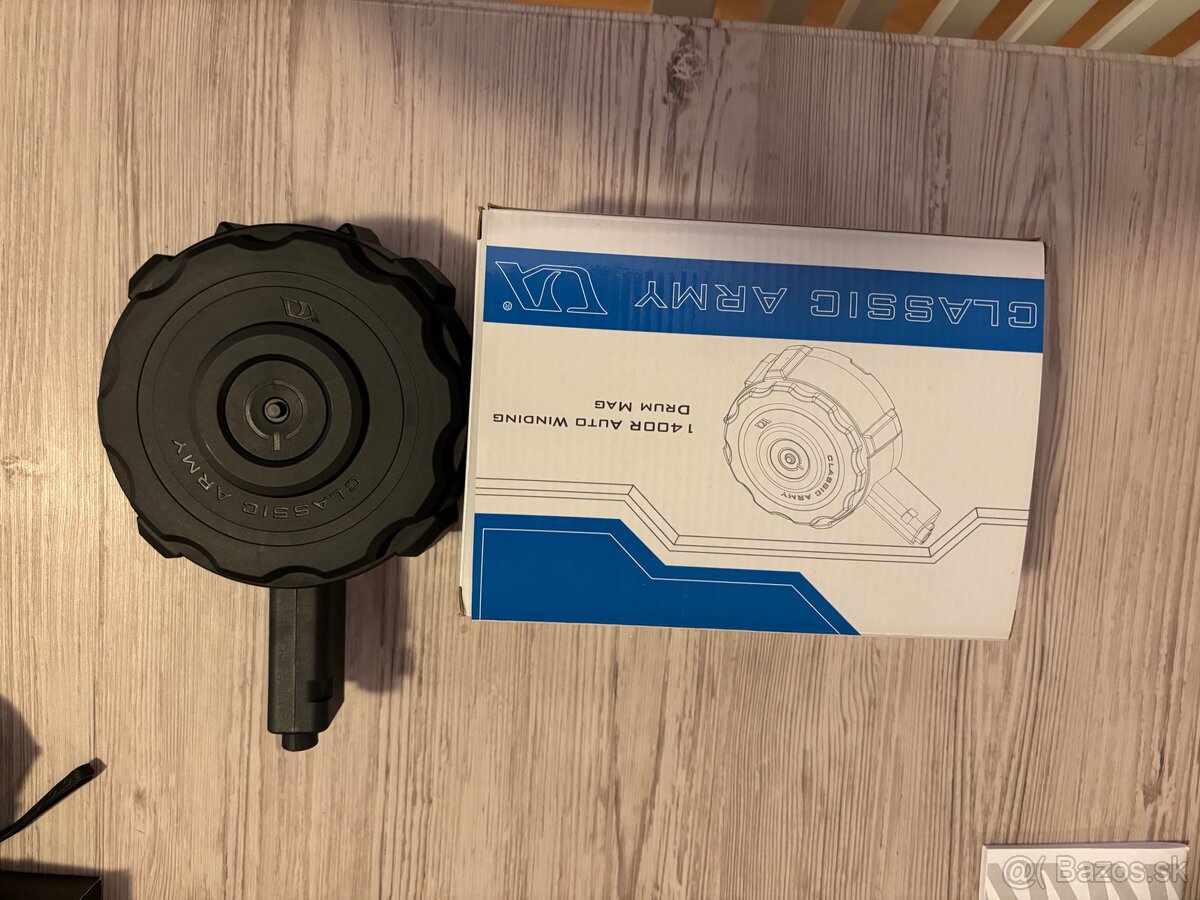 Airsoft SSR9 Drum Magazine (1400 BBs)