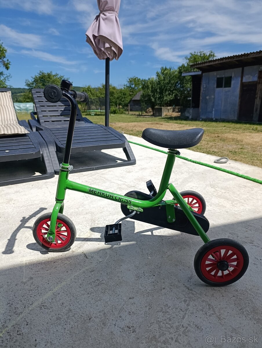 Detská trojkolka Merkur Cross Pája zelená
