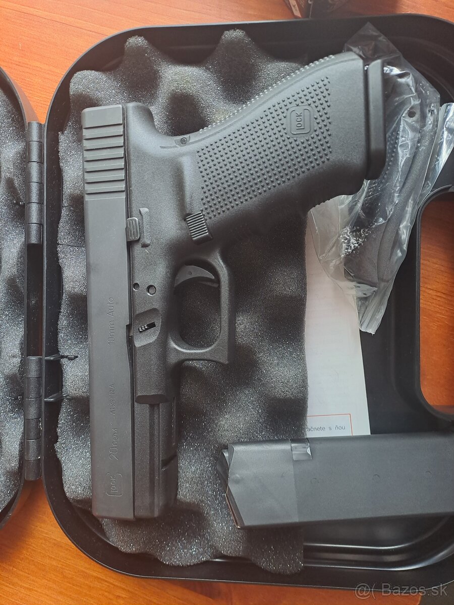 Glock 20 gen 4. plus strelivo a púzdra