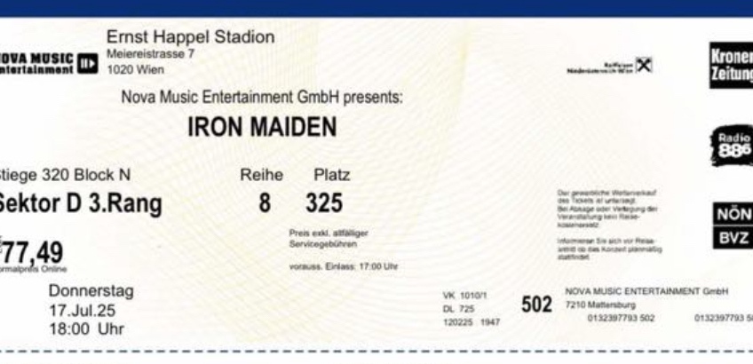 Iron Maiden Vieden