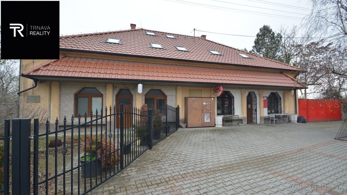 TRNAVA REALITY – budova vhodná na bývanie aj podnikanie, Gal