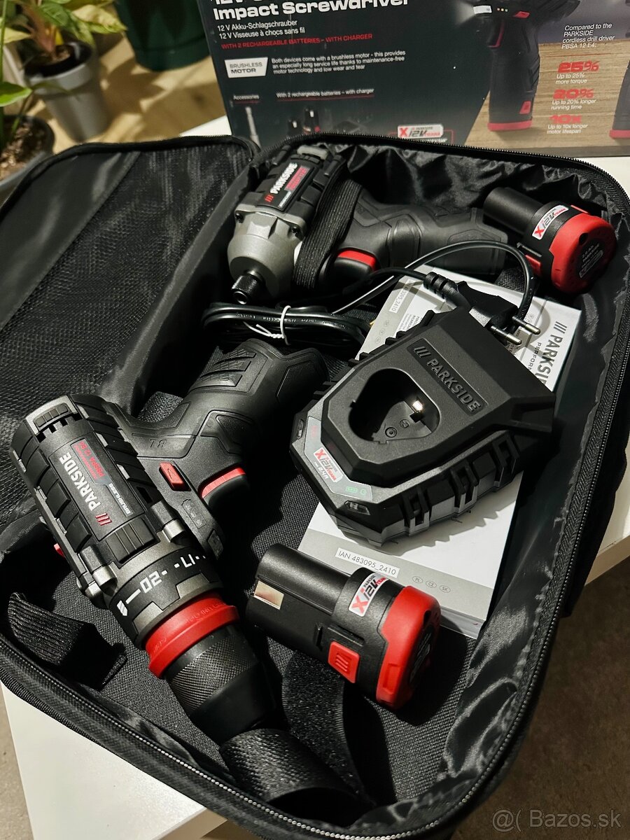 Parkside performance 12v set nový