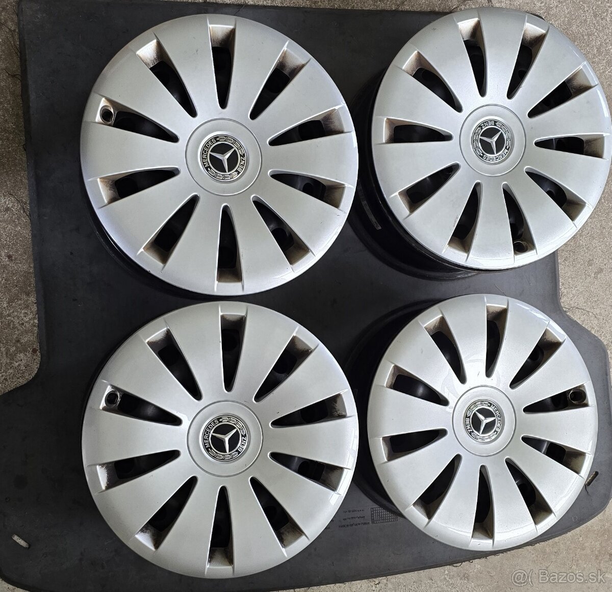 5x112-r16,6,5J,et38+puklice originál Mercedes