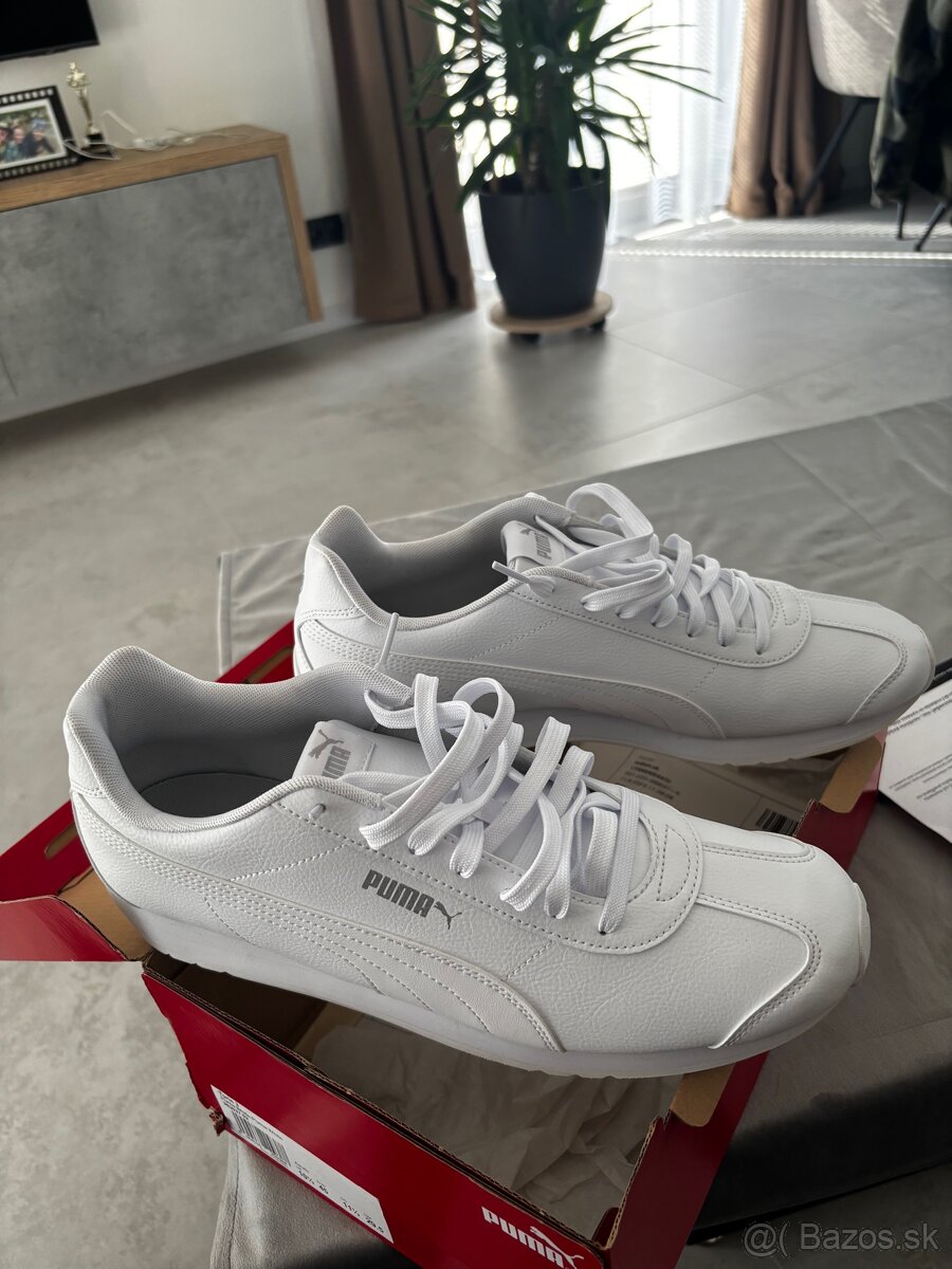 Biele botasky puma